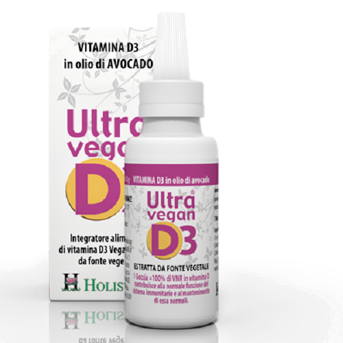 Ultra vegan Vitamina D3 da olio di avocado 8ml VITAMINE per lo sviluppo osseo