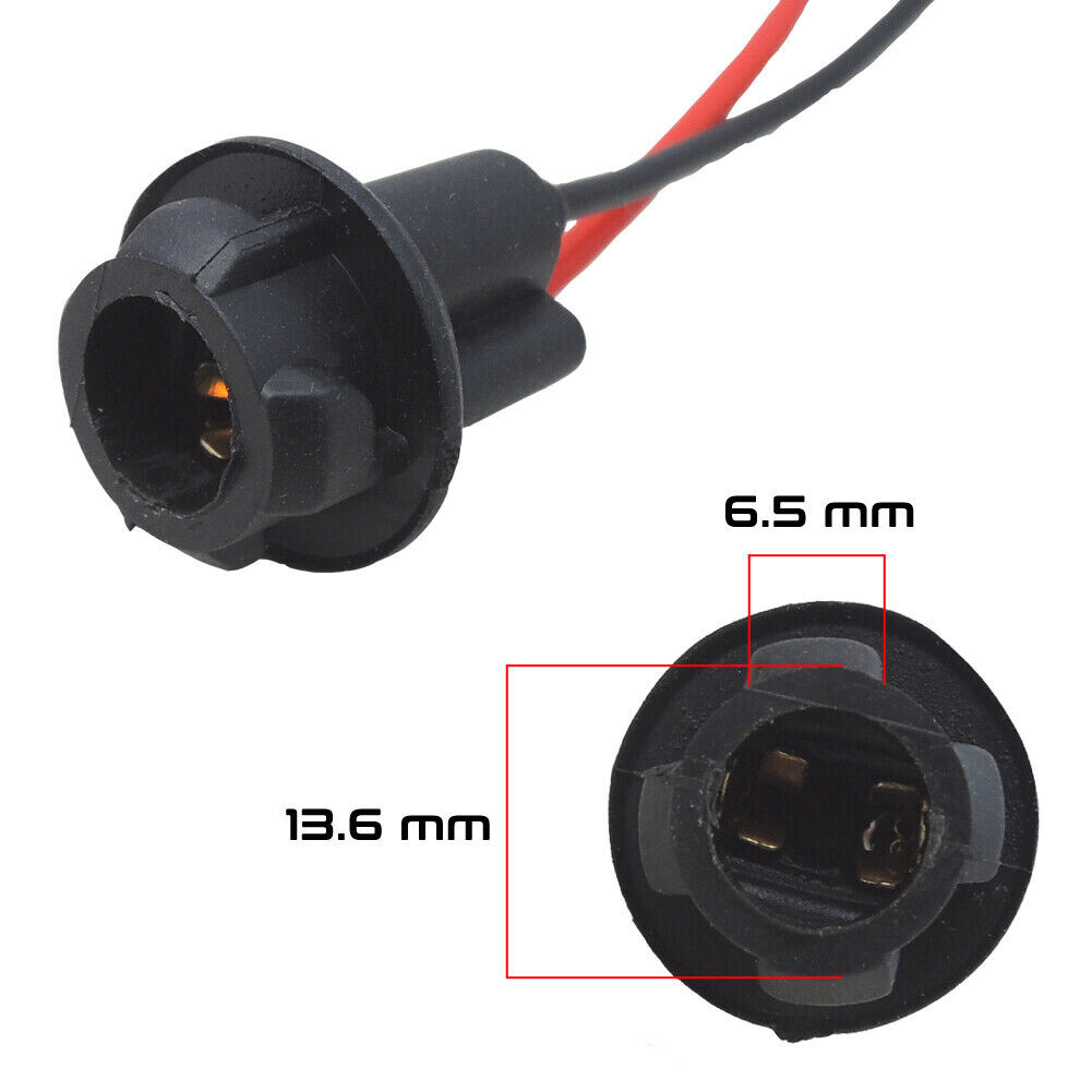 KE LI MI 50 Pcs T15 T10 194 W5W Wedge LED Lampholder Adapter Connecter - Foto 6