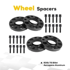 15mm 4PCS Wheel Spacers 5x120 72.56mm for BMW E36 E46 E90 E91 M3 E60 +20pc BOLTS