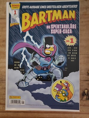 Bartman Spektakulare Super Saga Secret 1 German Panini Bongo Comics 2018 FN/VF