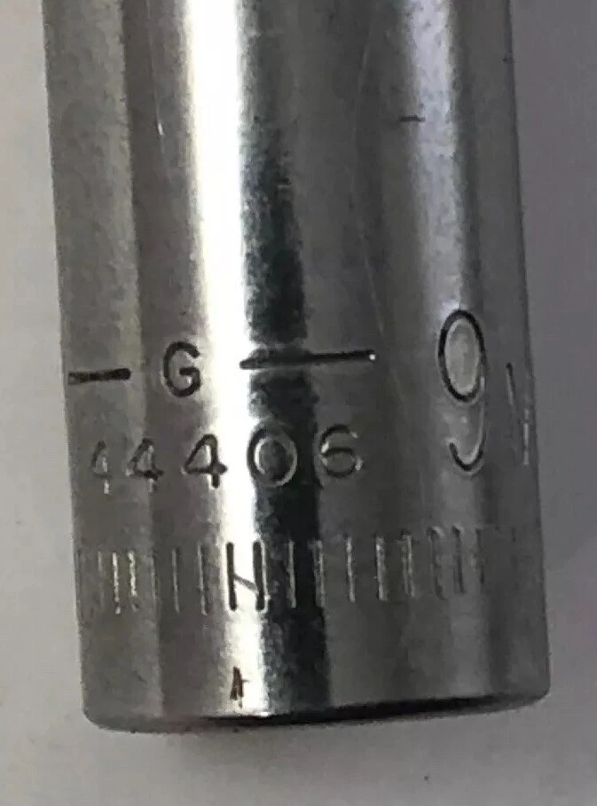 Craftsman Tools G2 series 44406 1/4” Drive 6 Point 9mm Chrome Coated Deep Socket - Image 3 of 4