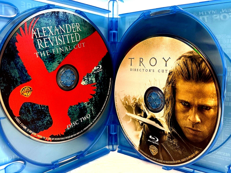 300/Troy/Alexander Revisited Triple Feature Blu-ray Warner Bros Foto 4 de 4