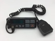 M/A-Com Radio Control Head KRY1011632/12 with M/A-Com Microphone MC101616V1