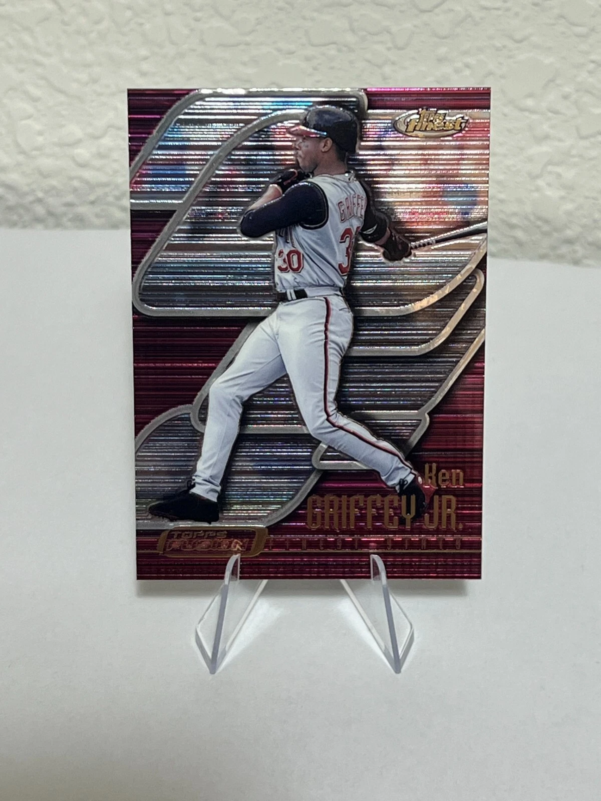 2001 Topps Fusion - #142 Ken Griffey Jr - Cincinnati Reds