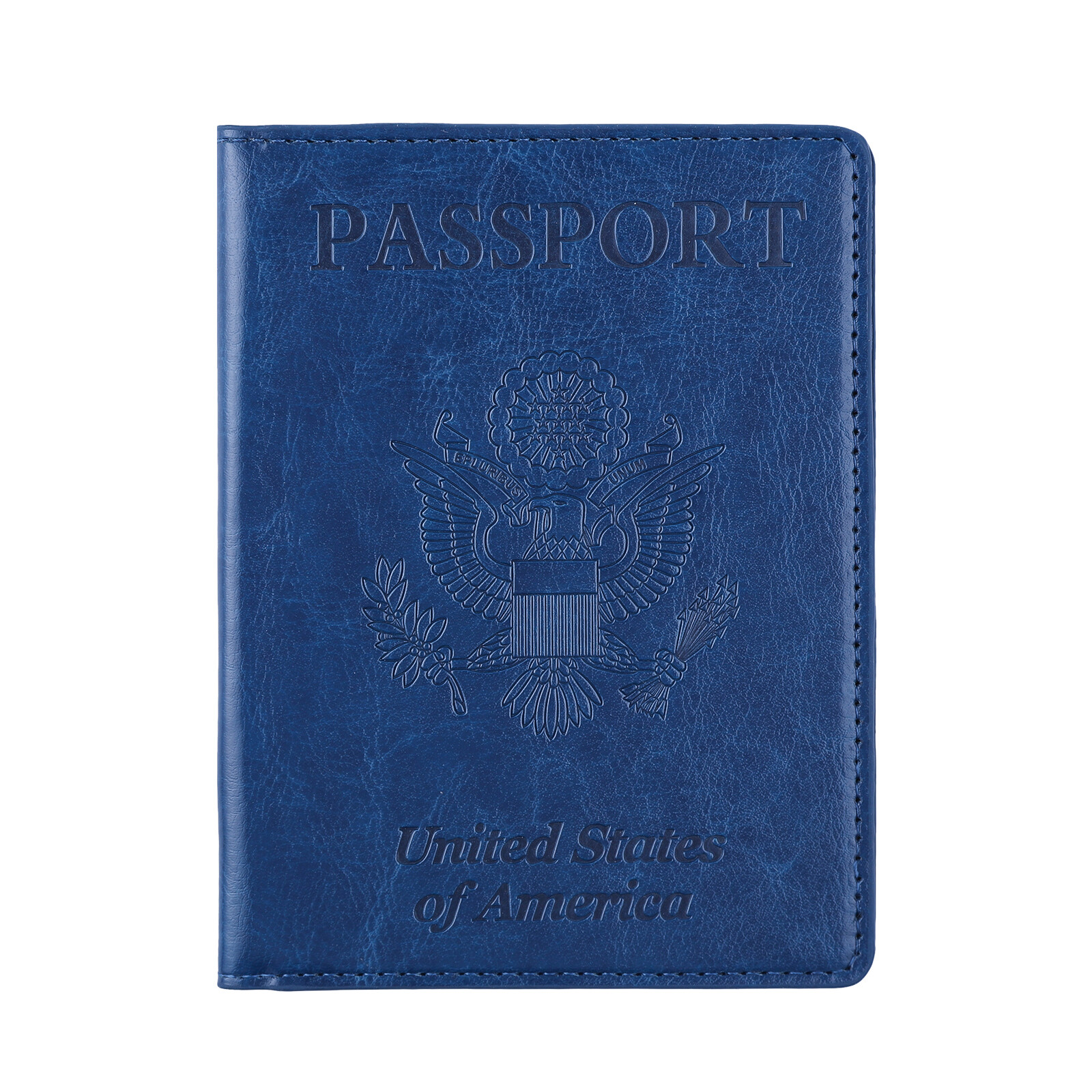 Leather RFID-Blocking Passport Holder with Vaccine Card Slot for Travel  -image