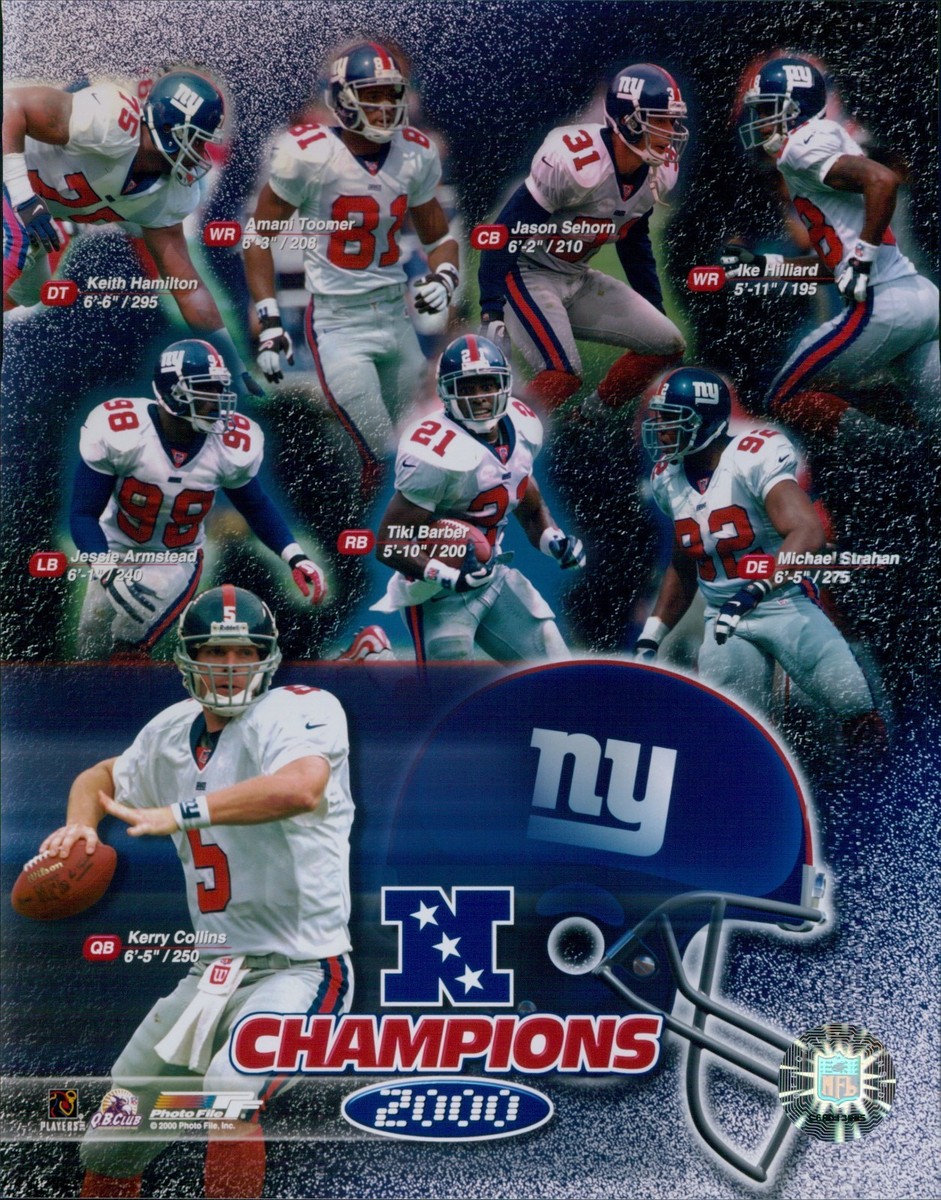 New York Giants 2000 Team Composite Licensed NFL Unsigned Glossy