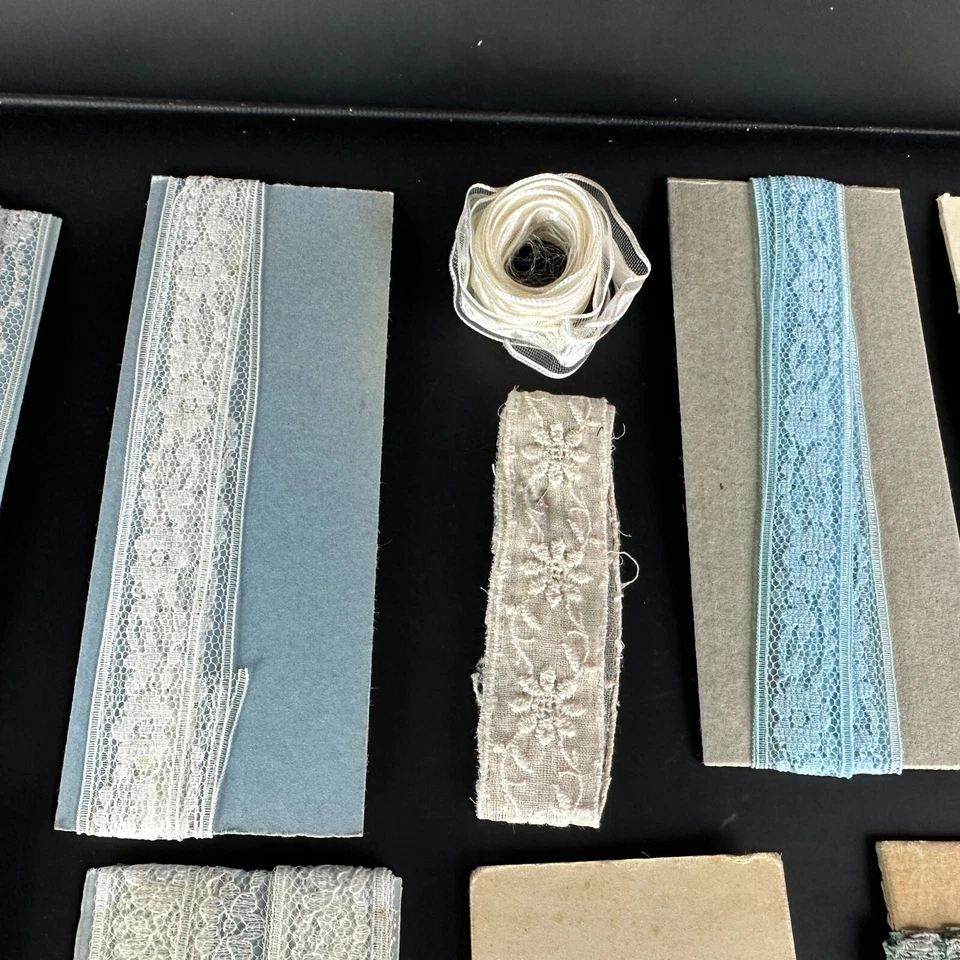 Vintage Lace Trim Lot 1940s 1950s 60s 70s 80s Sewing Fashion Embroidered Retro - Image 4 of 4