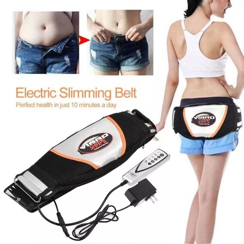 Electric Massage Belt Stomach Slim Fat Burn Weight Loss Body Shaper Machine