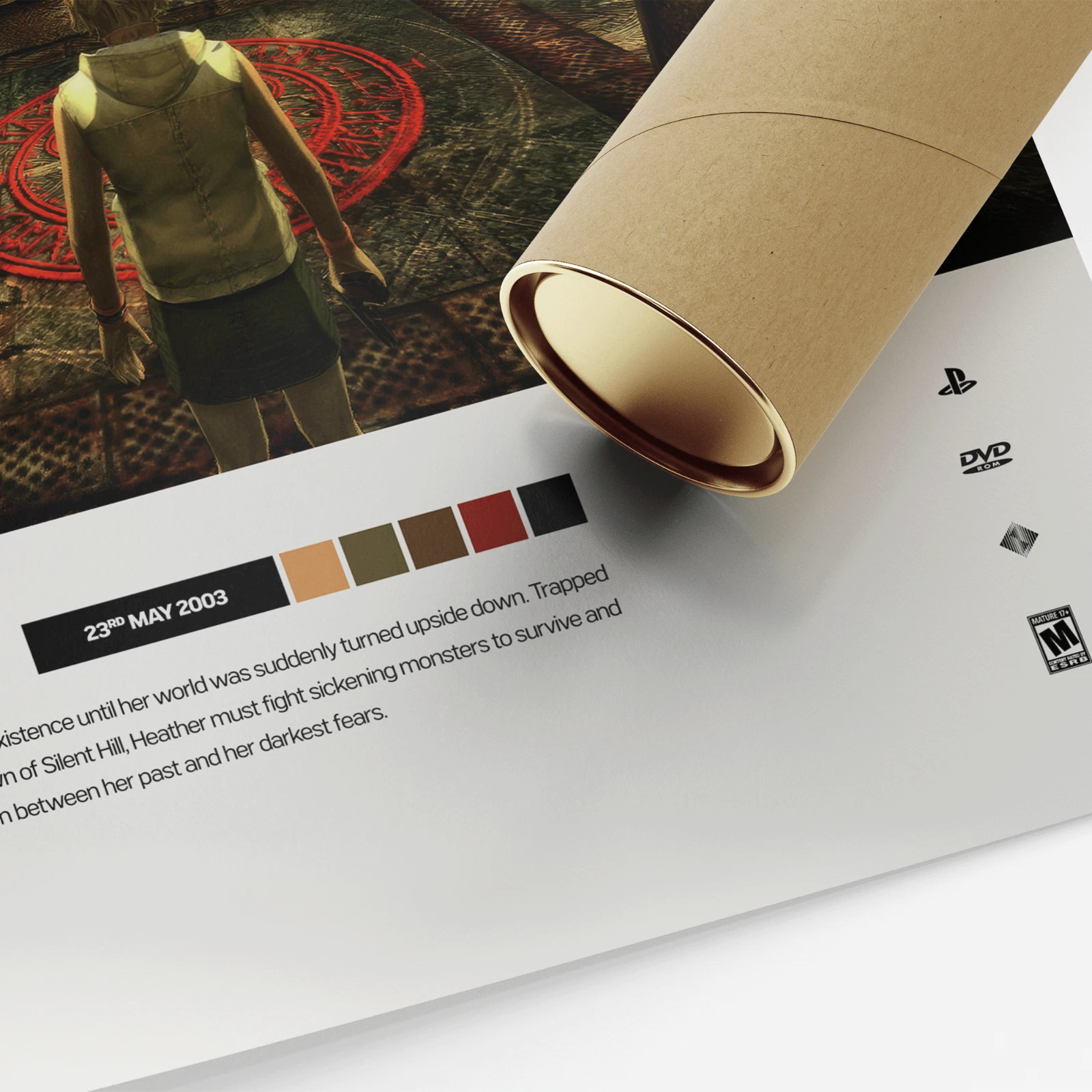 Silent Hill 3 (2003) Video Game Art Poster, Premium Matte Vertical Poster