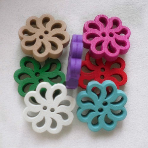 8 Mm Mini-Knöpfe In Blumenform, 20 Stück – Bunte Puppenknöpfe Zum Basteln
