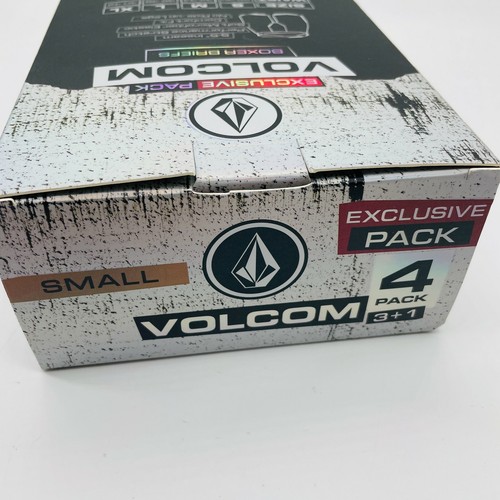 Volcom Mens 5.5” Inseam SMALL (28-30) Boxer Briefs 4-Pack (Multi-Color) NIB - Picture 3 of 4