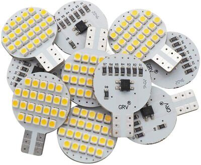 10 X White T10 24SMD LED 1210 Dome Lamp Reading Trailer For VW Interior Audi