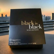 Black Is Black Men Cologne Spray 3.4 oz New In Box