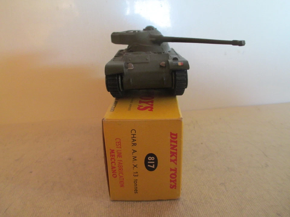 DINKY 817 80C 801 AMX 13 TANK CHAR MIB 9 EN BOITE VERY NICE LOOK - Photo 3/4
