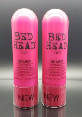 Lot of 2 TIGI Bed Head Recharge High-Octane Shine Conditioner 6.76 fl Oz