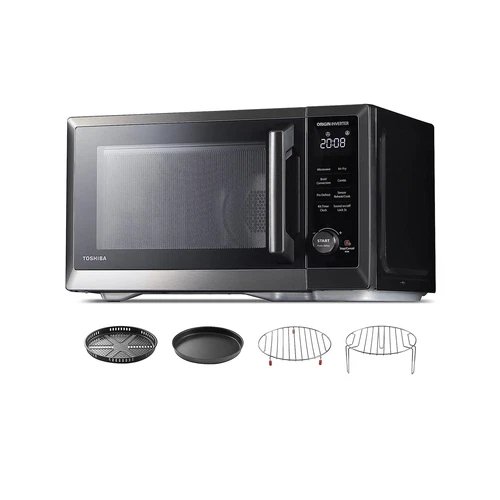 TOSHIBA Countertop Microwave Oven Air Fryer Combo, Inverter, Convection, Broi...