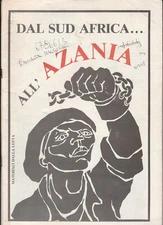 From South Africa to Azania. dal sud africa all azania. 1986 84 page pamphlet