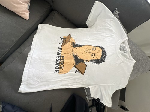 EMS Spark & Enjoy WWE WWF Mike Awesome Graphic Wrestling T-Shirt USA Men’s L - Picture 13 of 14