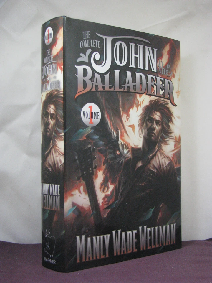 signed by 3(ed,artist,int),The Complete John the Balladeer by Manly Wade Wellman Foto 3 de 4
