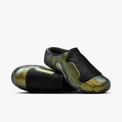 New Nike Clogposite QS Slides Slippers - Black/ Metallic Gold