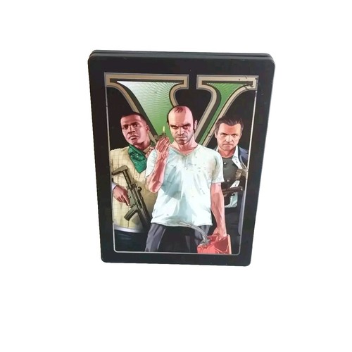Grand Theft Auto V GTA 5 Steel Book (Microsoft XBox 360, 2013) w/ Manual TESTED  - Bild 1 von 11