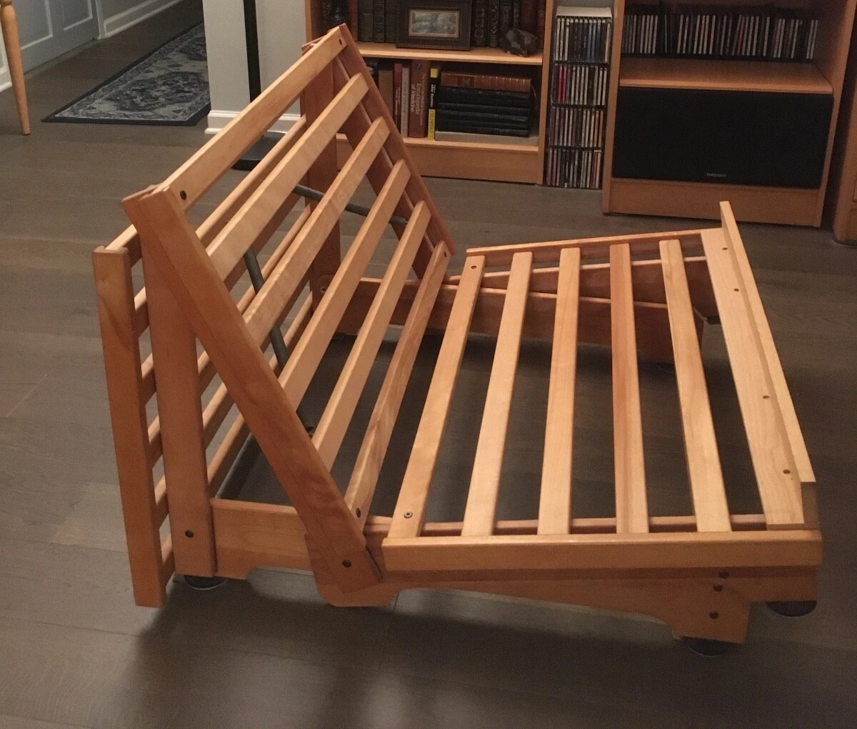 Tri Fold Futon Frame twin size bed chair eBay