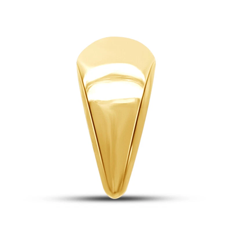 Fianza fornituras pellizcadas chapadas en oro amarillo de 14K 11 X 6 mm uso para colgante Foto 3 de 4