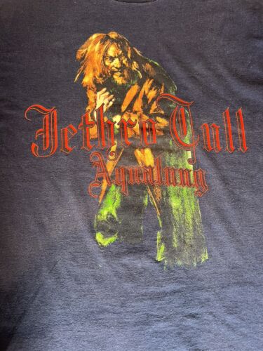 VINTAGE T-SHIRT JETHRO TULL XL 1990s IAN ANDERSON 