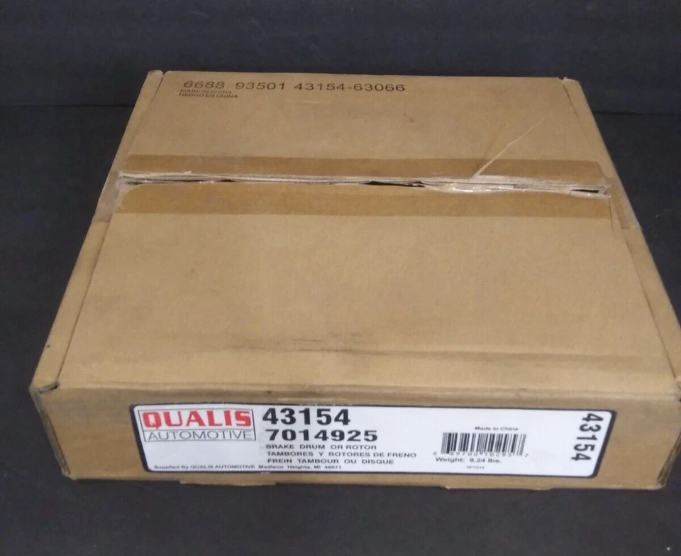 Rotor de freno trasero Qualis para Chrysler 200 09-10 Chrysler Cirrus 11-14 y más Foto 2 de 4