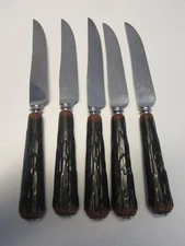 Westall Richardson Knives Sheffield England Bakelite Faux Stag Antler Stainless