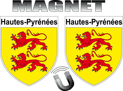 Lot De 2 Aimants Frigo Blason Département De La Drome (26) - Environ 4x5 Cm - Fabriqué En France - Décoration Magnétique