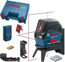 Bosch GCL 2-50 mit LR6 Empfänger Kreuzlinienlaser Handwerkskoffer NEU OVP