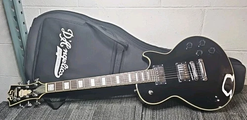 D'Angelico Premier New York Electric Guitar with Soft Case - Black