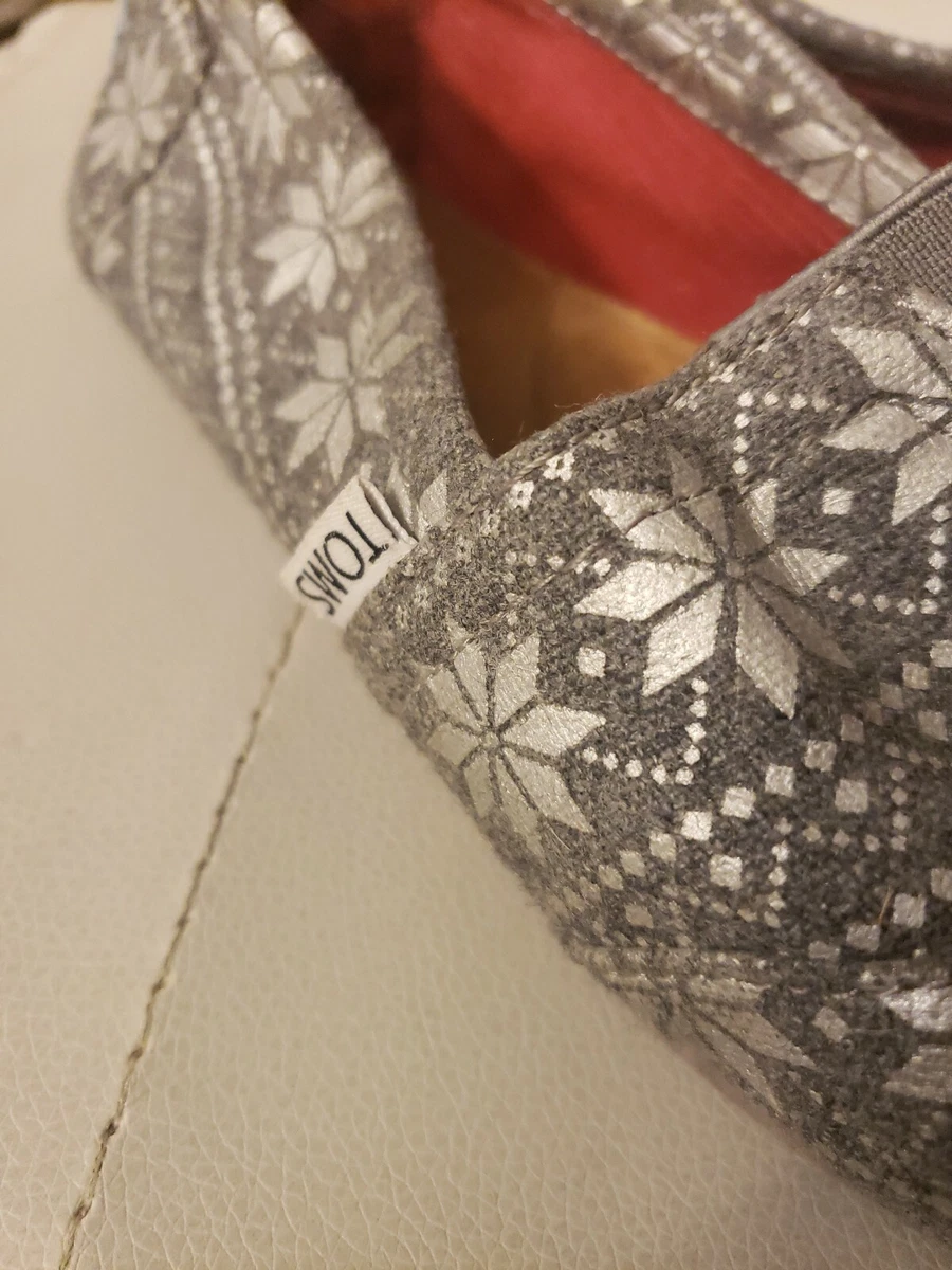 Toms snowflake best sale shoes