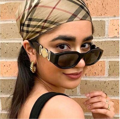Gafas De Sol Lentes Para Mujeres Nuevo Moderno De Moda Sunglasses Square Hip Hop