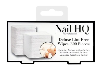 Nail HQ Deluxe Lint Free Wipes (300 Pieces)