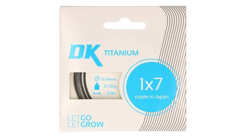 DEKA Titanium 1 x 7 Vorfachmaterial 3 - 4 m Made in Japan Titan Hecht Zander