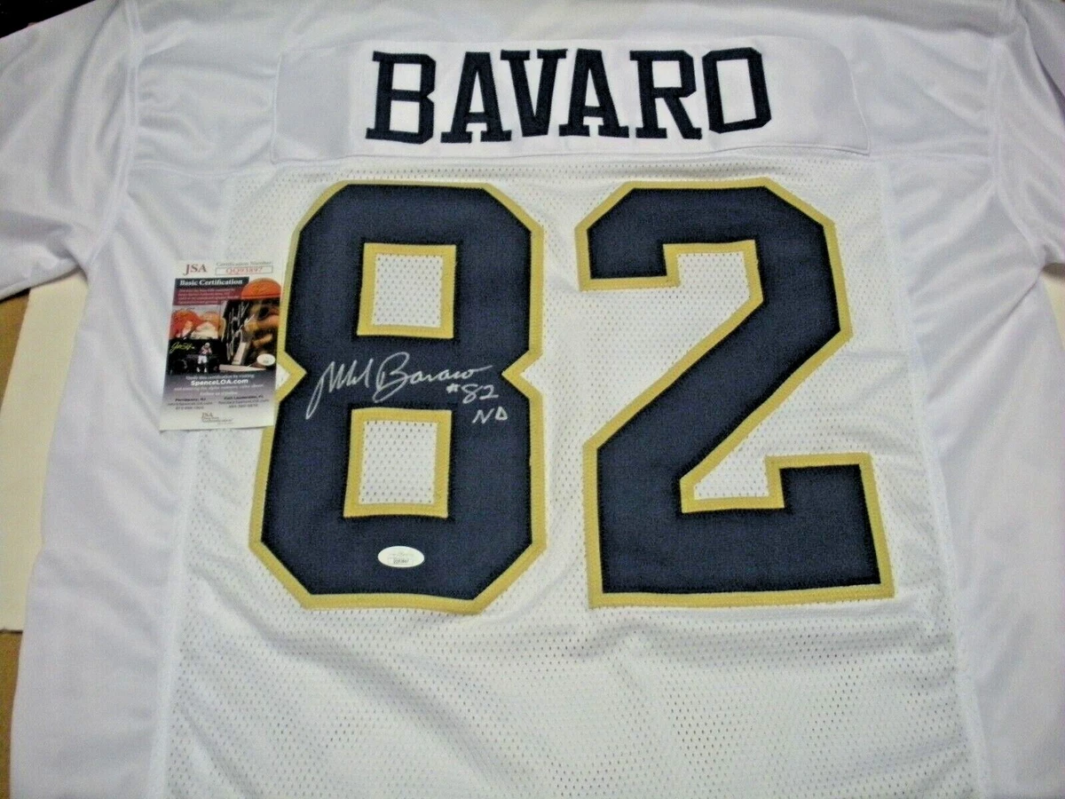 MARK BAVARO NOTRE DAME FIGHTING IRISH GIANTS LAST ONE JSA COA