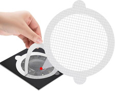 30 Pack Disposable Drain Hair Catcher, Shower Drain Cover, Mesh Stickers for Bat