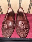 GIORGIO BRUTINI LE GLOVE BROWN LEATHER LOAFERS MEN'S SIZE 9 D  — photo 2