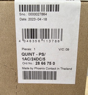 QUINT-PS/1AC/24DC/ 5 - Power supply unit