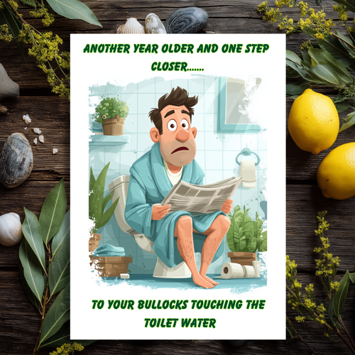 Funny Heating Birthday Card For Grandad, Grandma, Nana Husband, Wife