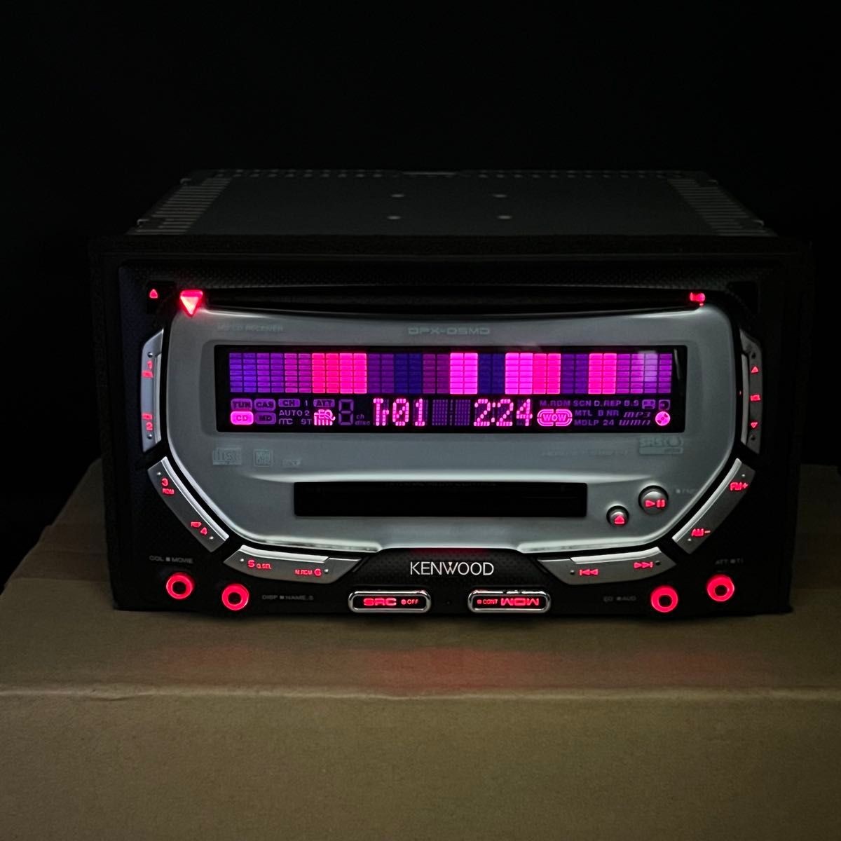 Kenwood DPX-05MD 2DIN CD MD Player Receiver SRS WOW MOSFET 5