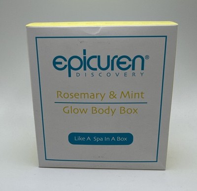 Epicuren Discovery Rosemary & Mint Glow Body Box ~ Body Wash Polish Moisturizer