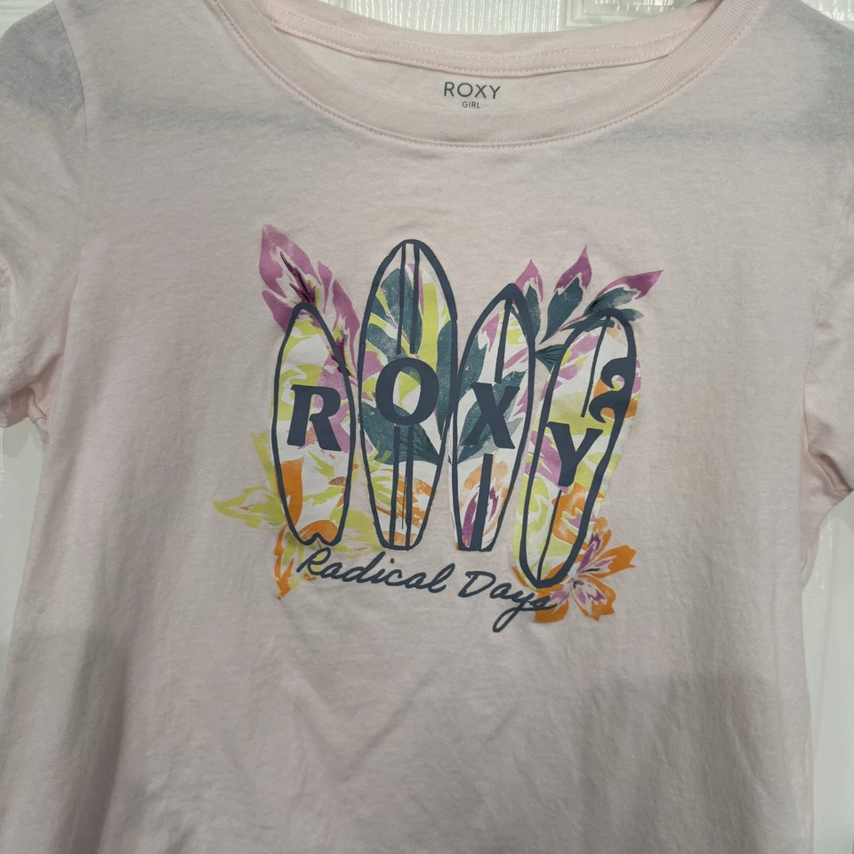 Roxy Youth Girls Pink Tee Size XL 18-20 - Image 2 of 4