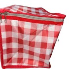 Insulated Picnic Bag Zip Red Box Beach Winter Good Delivery Camping Supermarket — photo 2