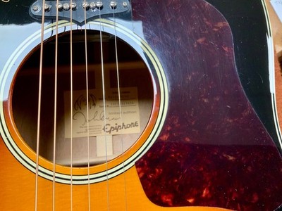 Epiphone EJ-160E/VC John Lennon limited edition guitar | eBay