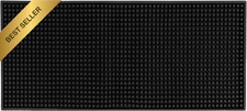 VIP Black Bar Mat 50x20cm, Spill Mat for Countertop, Bar, Kitchen, Coffee