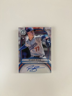 2025 Topps Tribute River Ryan Rookie Auto /150 Los Angeles Dodgers