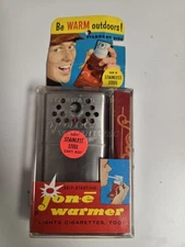 Jon-E vintage hand warmer Aladdin Laboratories sealed package